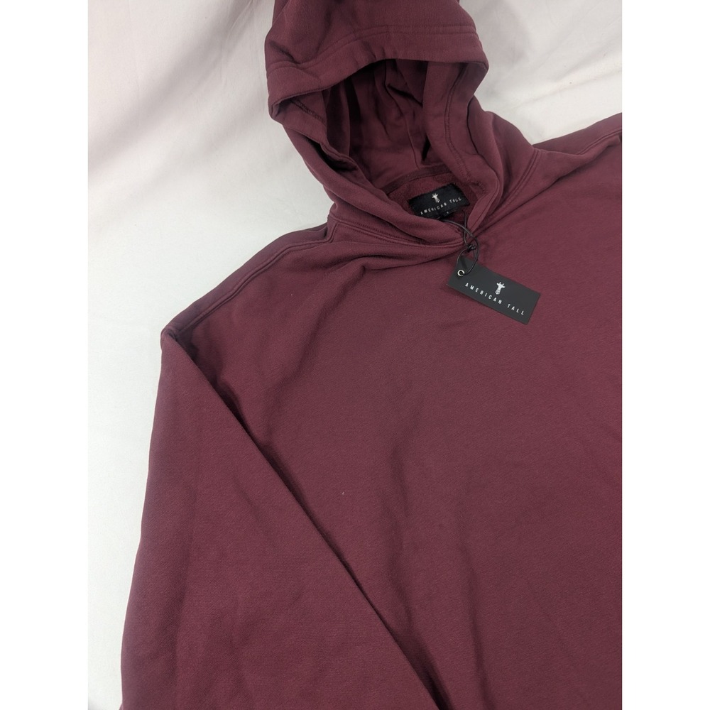 New With Tags American Tall Men's Purple Pullover hoodie  NWT sz M Tall Soft